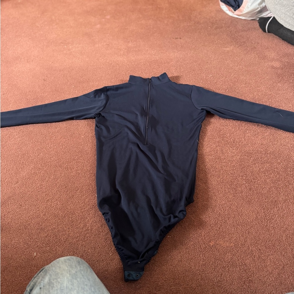 Navy Long Sleeve Bodysuit